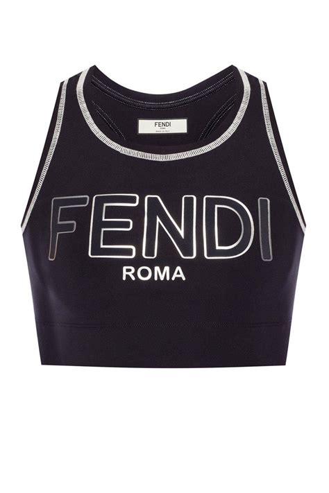 fake fendi crop top|fendi sleeveless top.